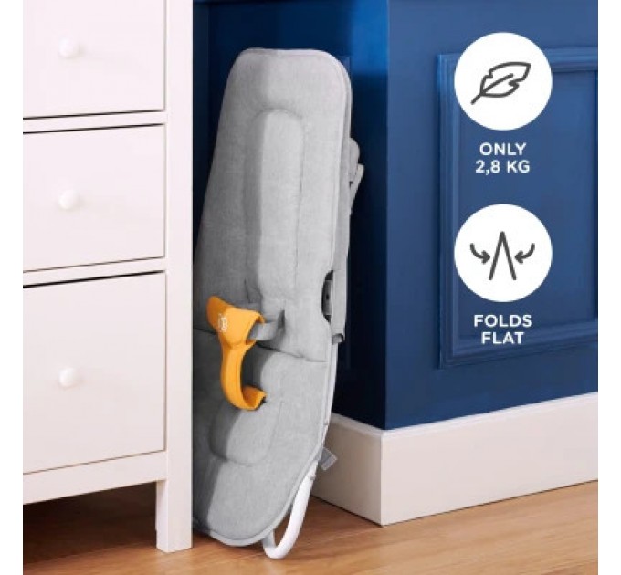 Крісло-гойдалка Kinderkraft шезлонг Felio 2 Forest Yellow (5902533921102)