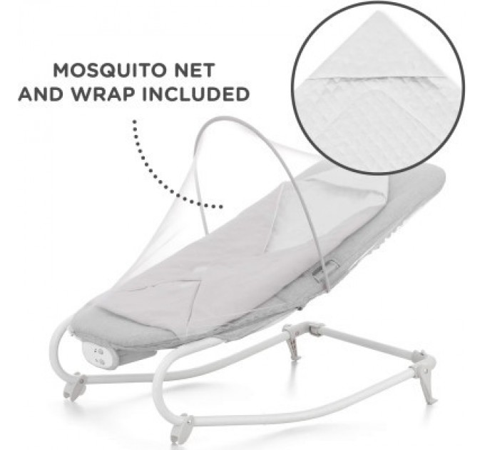 Крісло-гойдалка Kinderkraft Felio 2 Stone Grey (5902533921119)