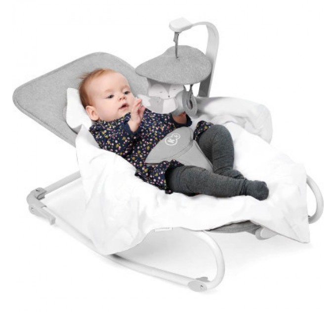 Крісло-гойдалка Kinderkraft Felio 2 Stone Grey (5902533921119)