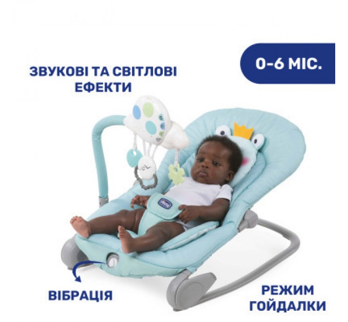 Крісло-гойдалка Chicco Balloon бірюзове (79652.60)