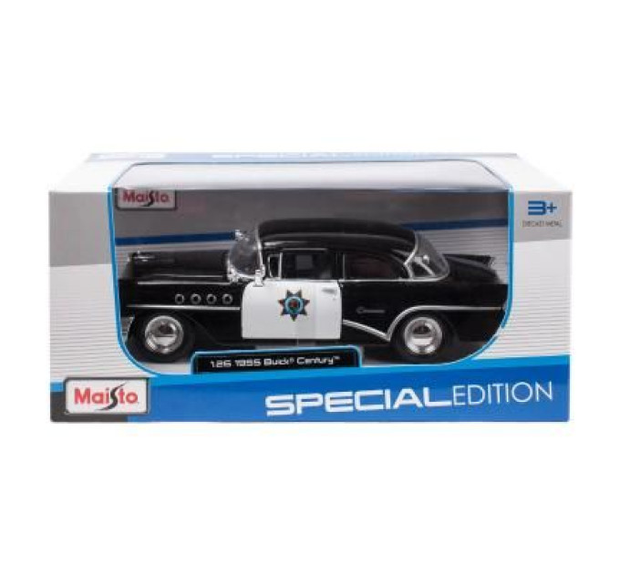 Maisto Машина Maisto 1955 Buick Century (1:26) чорний (31295 black)