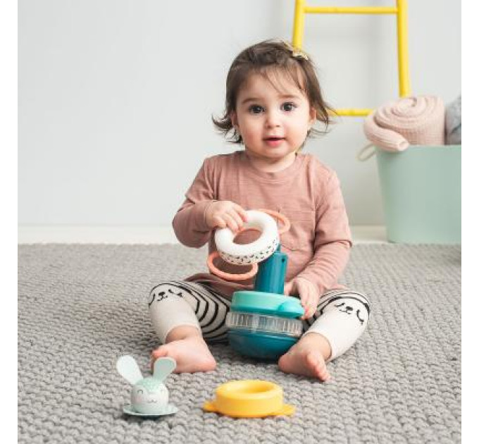Taf Toys Розвиваюча іграшка Taf Toys пірамідка Кролик колекція Полярне сяйво (12445)