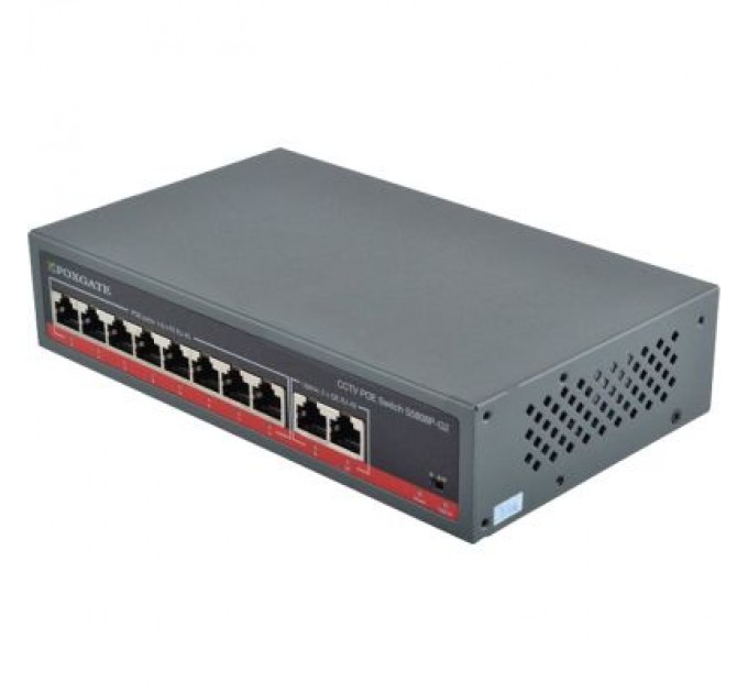 FoxGate Комутатор мережевий FoxGate S5808P-G2