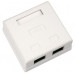 Vinga Комп'ютерна розетка RJ45x2 UTP cat.5e 8P8C Vinga (VCPRJ45O2)