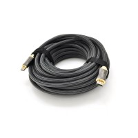 Кабель мультимедійний HDMI M to HDMI M 20.0m V2.0 4K black VEGGIEG (YT-HDMI(M)/(M)HX-20/19709)