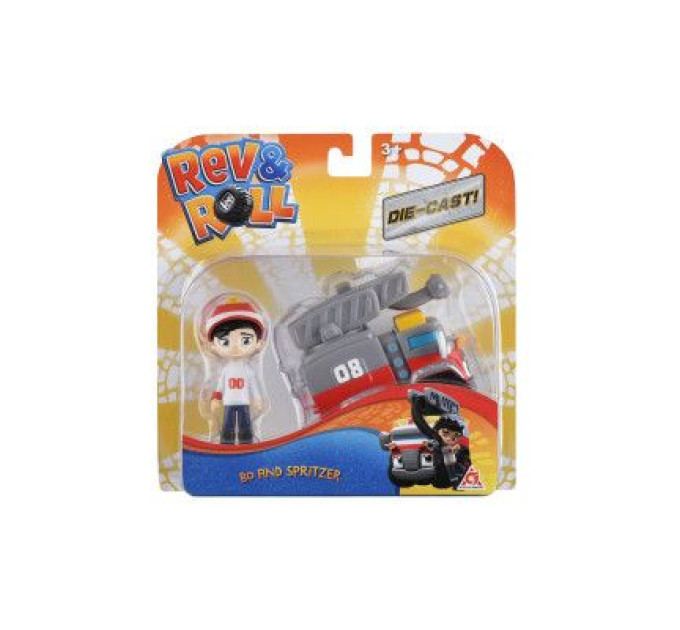 Rev&Roll Ігровий набір Rev&Roll Рев та Рамбл DieCast Бо та Спрітцер (EU881031)