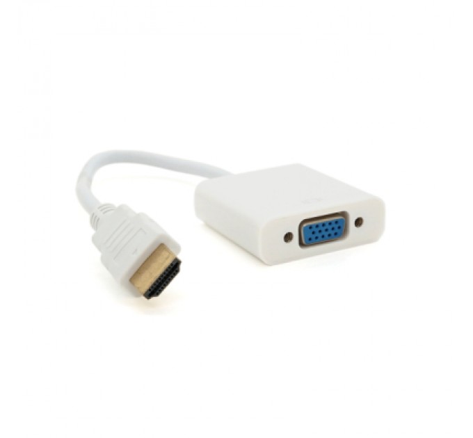 Voltronic Перехідник HDMI M to VGA F 0.1m 4K/2K white Voltronic (YT-C-HDMI(M)/VGA(F)-W)