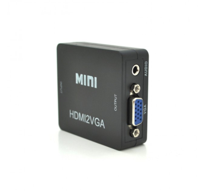 Перехідник HDMI F to VGA F 720P/1080P black Voltronic (YT-CM-HDMI/VGA-B)