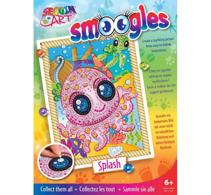 Sequin Art Набір для творчості Sequin Art SMOOGLES Восьминіг (SA1813)