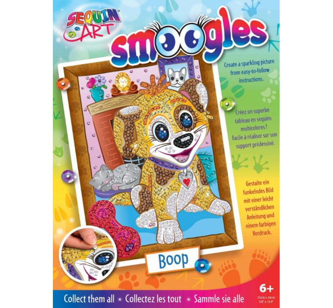 Sequin Art Набір для творчості Sequin Art SMOOGLES Щеня (SA1816)