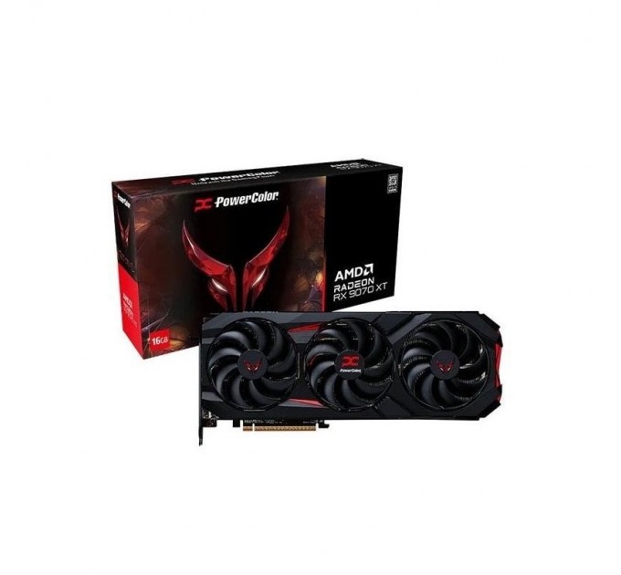 PowerColor Відеокарта AMD Radeon RX 9070 XT 16GB GDDR6 Red Devil PowerColor (RX 9070 XT 16G-E/OC)
