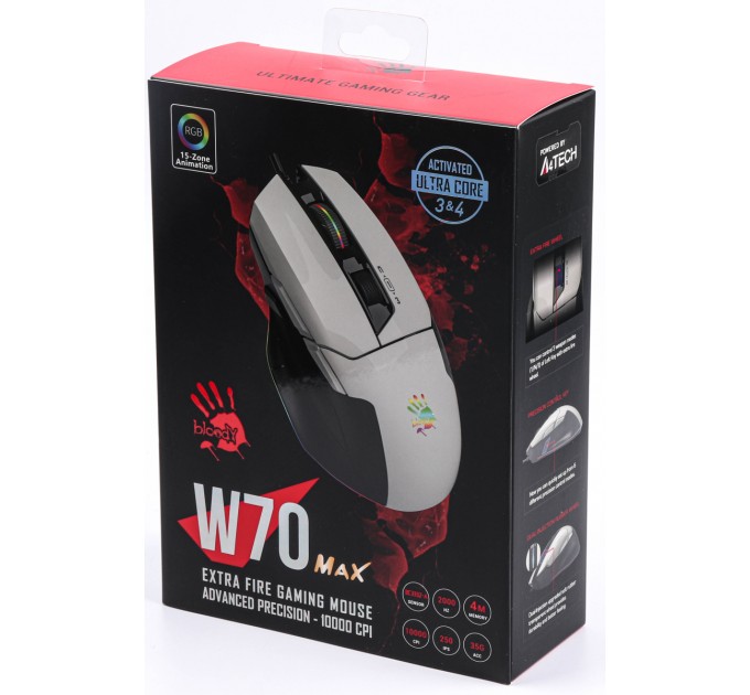 A4Tech Миша A4Tech Bloody W70 Max Panda White