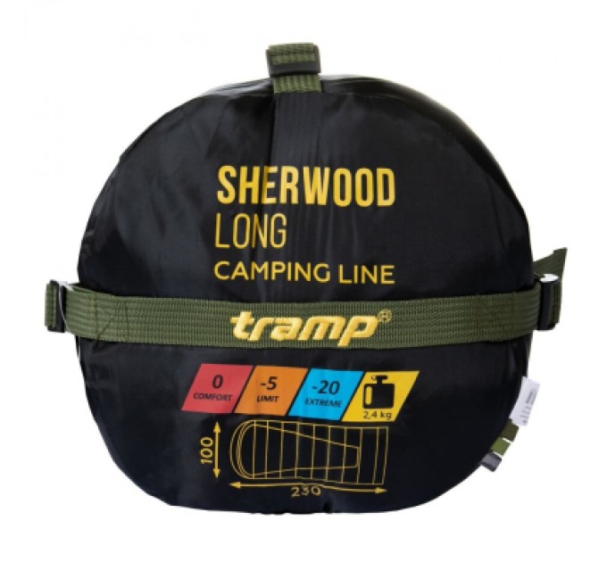 Спальний мішок Tramp Sherwood Long Olive/Grey R (UTRS-054L-R)