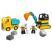 LEGO Конструктор LEGO Вантажівка і гусеничний екскаватор (10931)