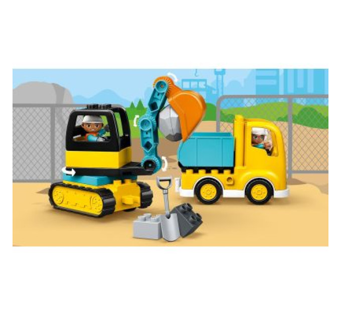 LEGO Конструктор LEGO Вантажівка і гусеничний екскаватор (10931)