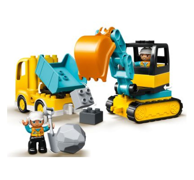 LEGO Конструктор LEGO Вантажівка і гусеничний екскаватор (10931)