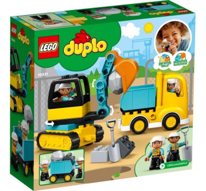 LEGO Конструктор LEGO Вантажівка і гусеничний екскаватор (10931)