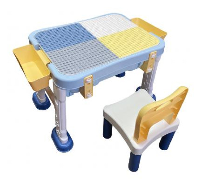 Microlab Toys Дитячий стіл Microlab Toys Конструктор Ігровий Центр + 1 стілець (GT-15)