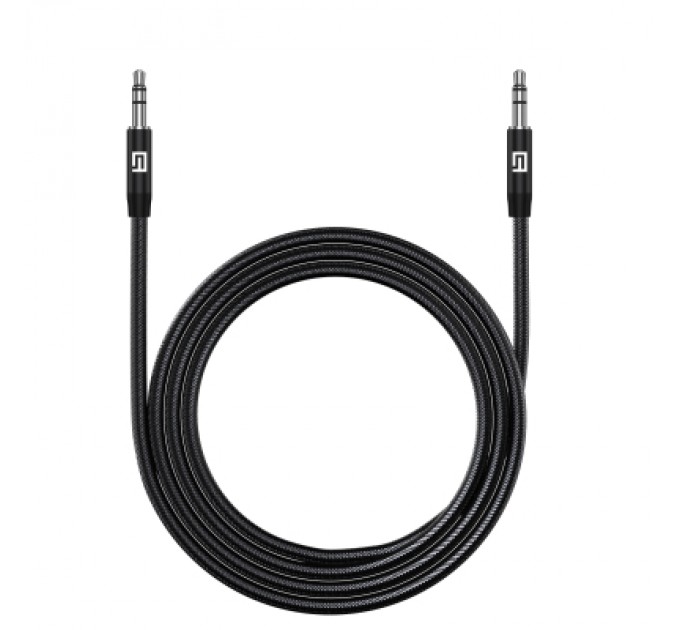 Кабель мультимедійний 3.5mm M to 3.5mm M 1.0m Black Armorstandart (ARM76890)
