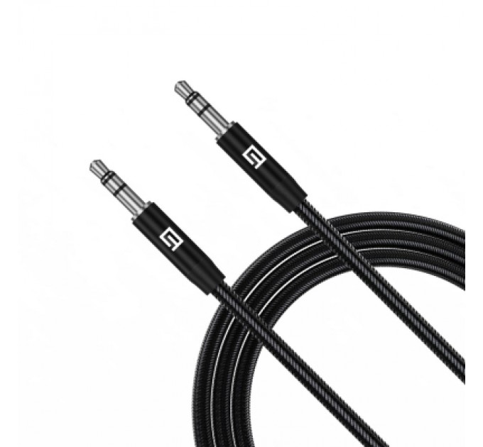 Кабель мультимедійний 3.5mm M to 3.5mm M 1.0m Black Armorstandart (ARM76890)