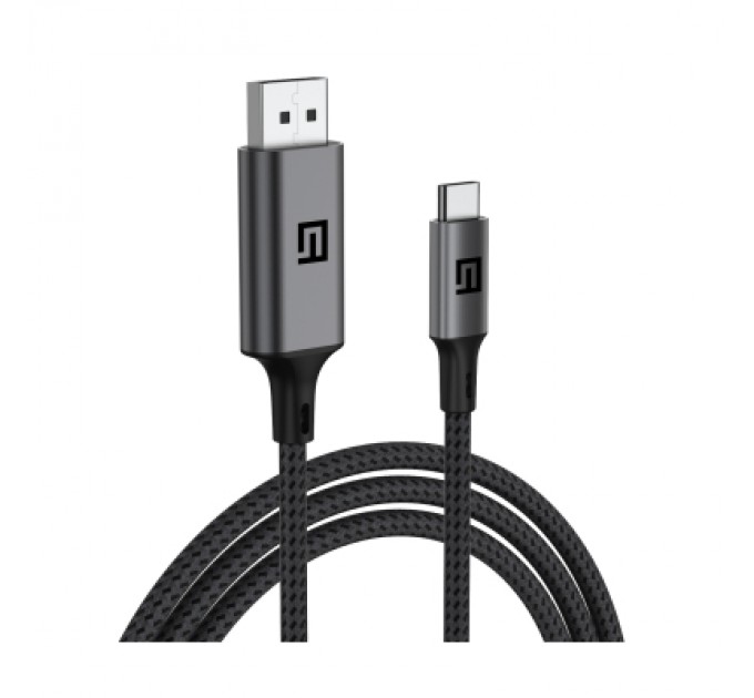 Armorstandart Кабель мультимедійний USB-C to DisplayPort 2.0m 4K60Hz black Armorstandart (ARM76892)