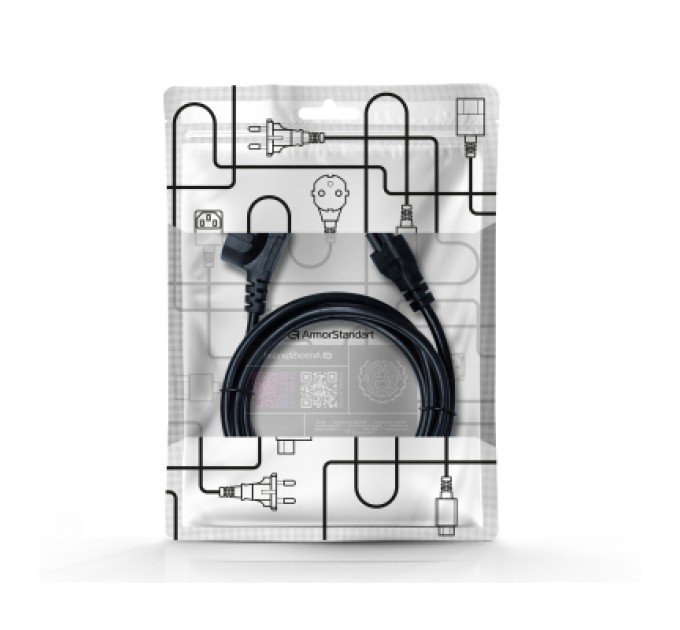 Armorstandart Кабель живлення C5 1.8m black Armorstandart (ARM73122)