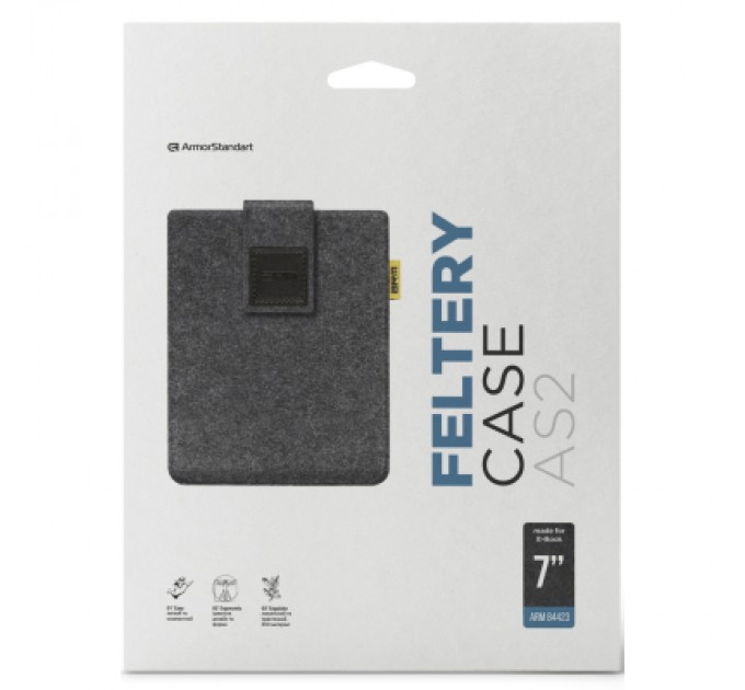 Чохол до електронної книги Armorstandart Feltery AS2 для E-Book 7 Black (ARM84423)