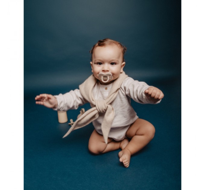 Suavinex Пустушка Suavinex Colour Essence силіконова фізіологічна, 0-6 місяців бежева (308600)