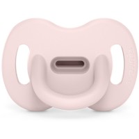 Пустушка Suavinex Colour Essence силіконова фізіологічна, 0-6 місяців світло-рожева (308602)