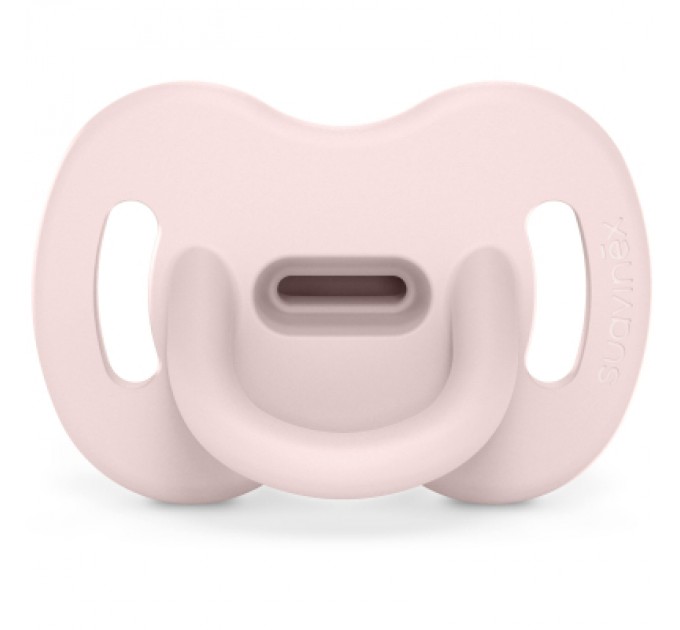Пустушка Suavinex Colour Essence силіконова фізіологічна, 0-6 місяців світло-рожева (308602)