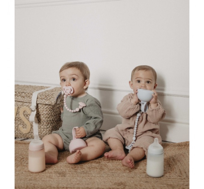 Пустушка Suavinex Colour Essence силіконова фізіологічна, 0-6 місяців світло-рожева (308602)