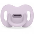 Пустушка Suavinex Colour Essence силіконова фізіологічна, 0-6 місяців, світло-фіолетова (308604)