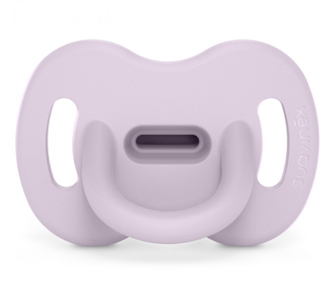 Пустушка Suavinex Colour Essence силіконова фізіологічна, 0-6 місяців, світло-фіолетова (308604)