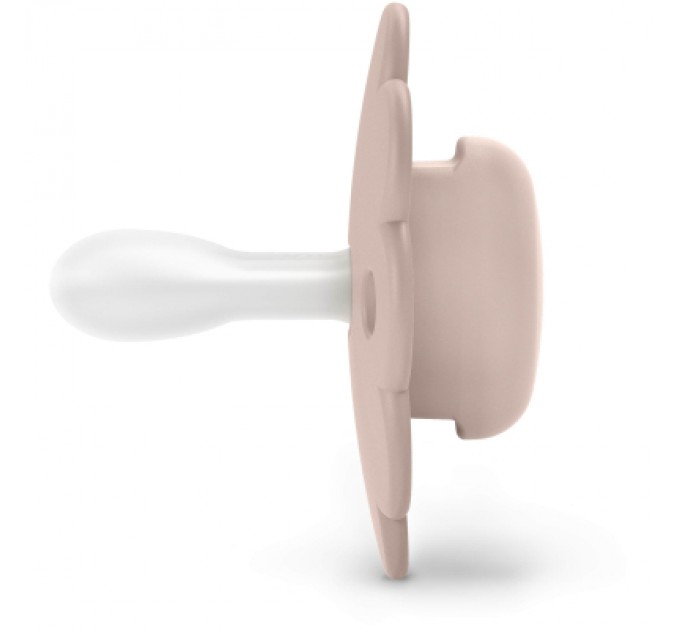 Пустушка Suavinex Wonder фізіологічна 2 шт, 0-6 місяців, світло-рожева та нюдова (308400)