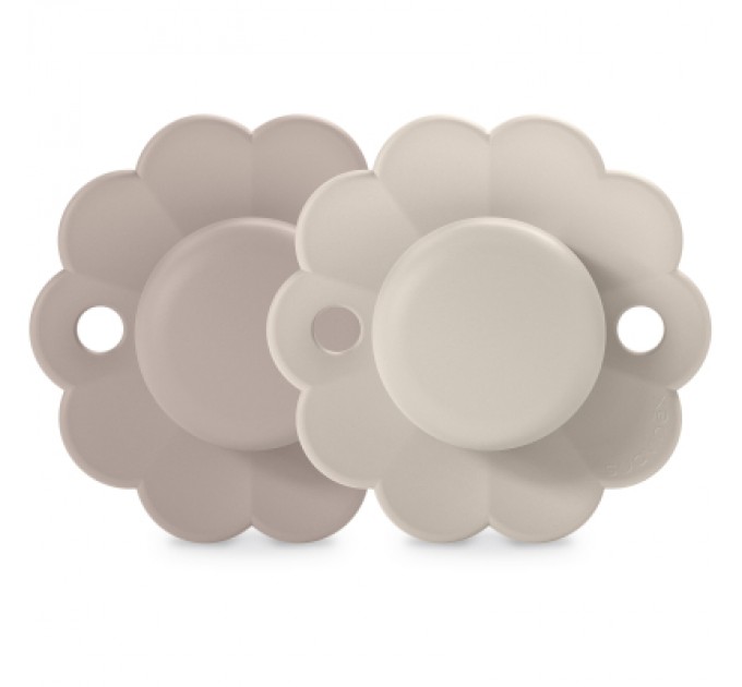 Пустушка Suavinex Wonder фізіологічна 2 шт, 0-6 місяців, світло-рожева та нюдова (308400)