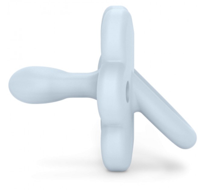 Пустушка Suavinex Colour Essence фізіологічна у формі метелика, 0-6 місяців, блакитна (308912)