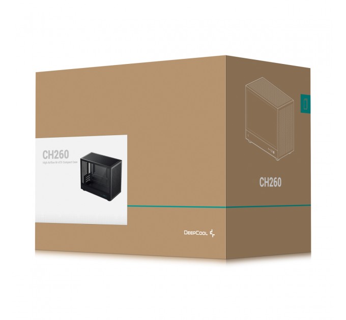 Deepcool Корпус DeepCool CH260 Black (R-CH260-BKNGM0-G-1) без БЖ