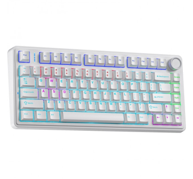 Aula Клавіатура Aula F75 KRGD Red USB UA White (6948391203225)