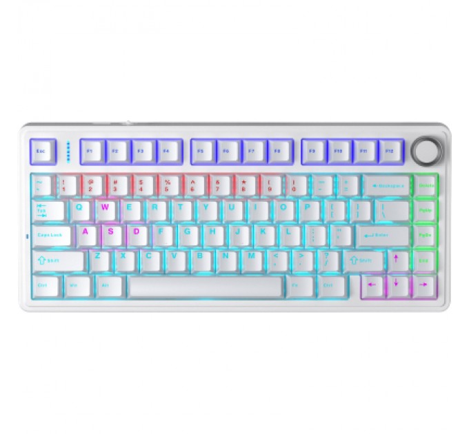 Aula Клавіатура Aula F75 KRGD Red USB UA White (6948391203225)