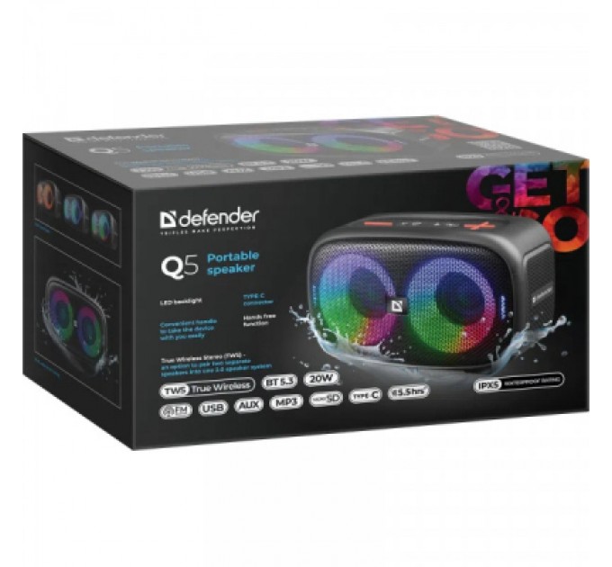 Акустична система Defender Q5 Black (65305)