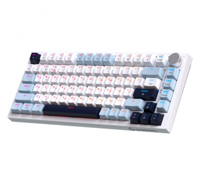 GamePro Клавіатура GamePro Genesis Warden MK160BL Outemu Swithes USB White (MK160BL)