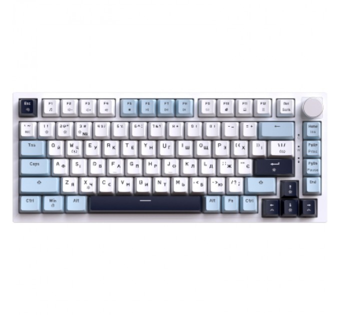 GamePro Клавіатура GamePro Genesis Warden MK160BL Outemu Swithes USB White (MK160BL)