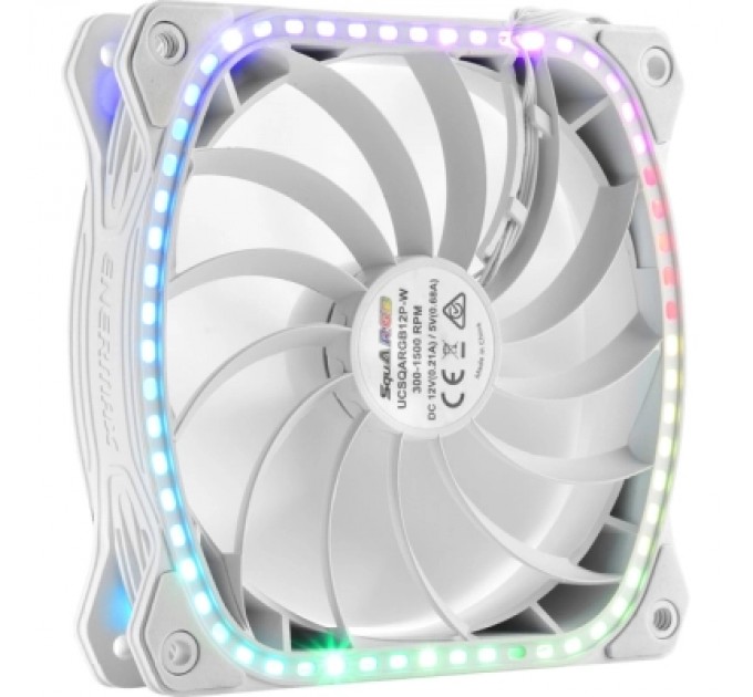 Enermax Кулер до корпусу Enermax SquA RGB White (UCSQARGB12P-W-SG)