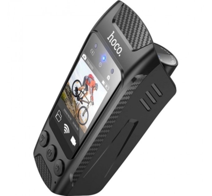 Відеореєстратор HOCO DV104 4K Riding recorder Black (6942007646000)