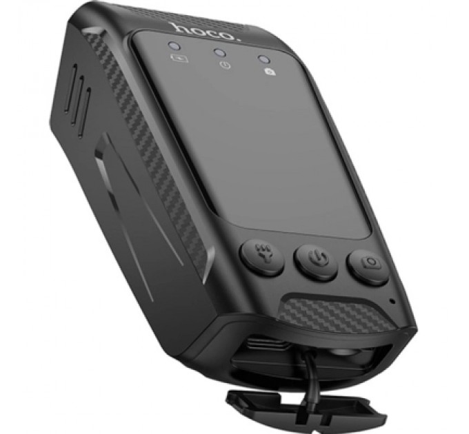 Відеореєстратор HOCO DV104 4K Riding recorder Black (6942007646000)