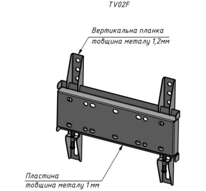Кронштейн Sector TV2F Black