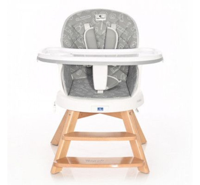 Bertoni/Lorelli Стілець для годування Bertoni/Lorelli NAPOLI grey candy (23730)