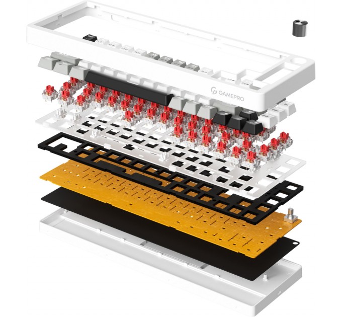 GamePro Клавіатура GamePro Genesis Silverlight MK116 USB UA Grey (MK116)