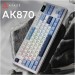 Ajazz Клавіатура Ajazz AK870 PLUS Murad Switch RGB Wireless/Bluetooth/USB White (AK870-MU-BWD)