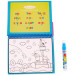 Baby Team Розвиваюча іграшка Baby Team Книжечка-розмальовка водна Паровозик (9030_паровозик_с_буквами)